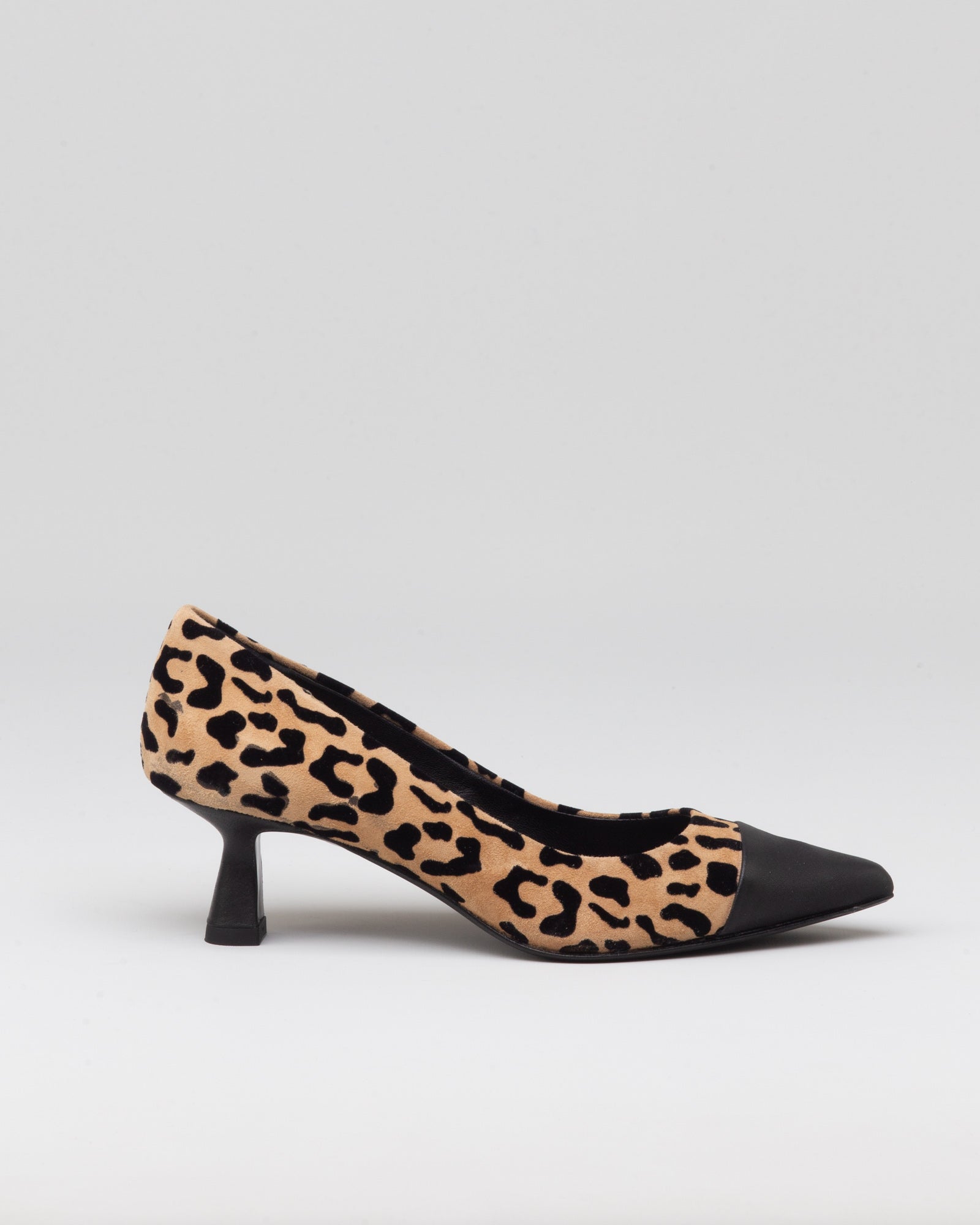 Decollete animalier in suede -  RISVOLTO |  Risvolto.com