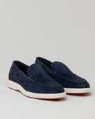 Mocassino in suede - SANTONI | Risvolto.com