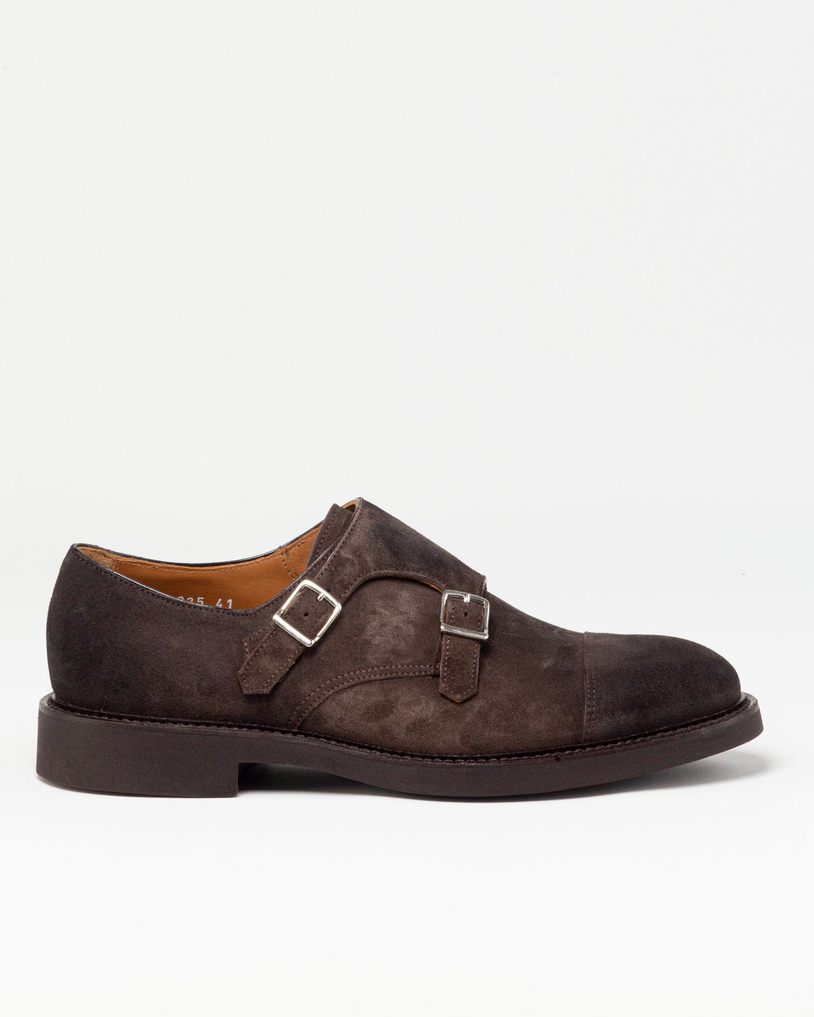 Mocassino in suede doppia fibbia - DOUCAL'S | Risvolto.com