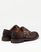 Mocassino in suede doppia fibbia - DOUCAL'S | Risvolto.com