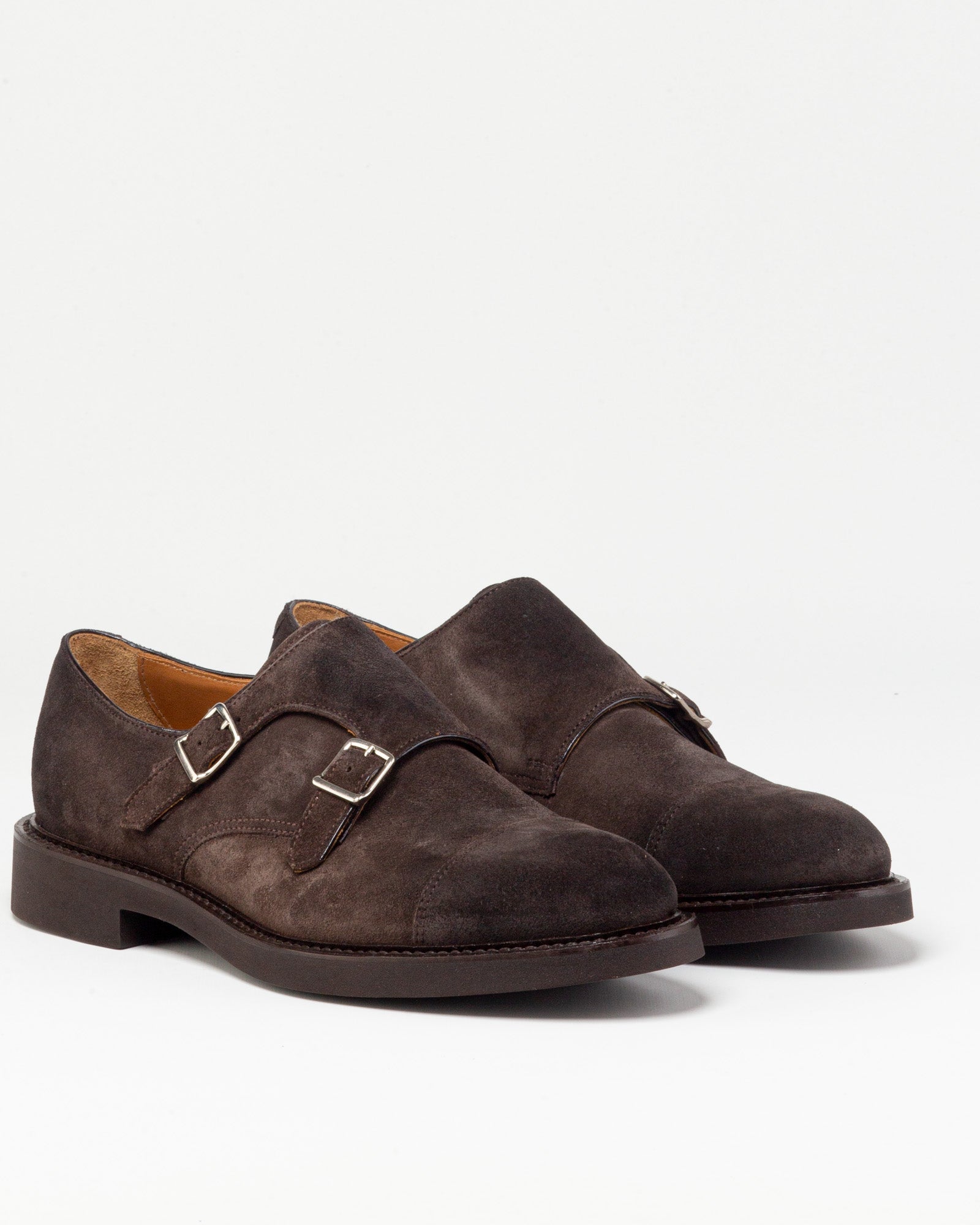 Mocassino in suede doppia fibbia - DOUCAL'S | Risvolto.com