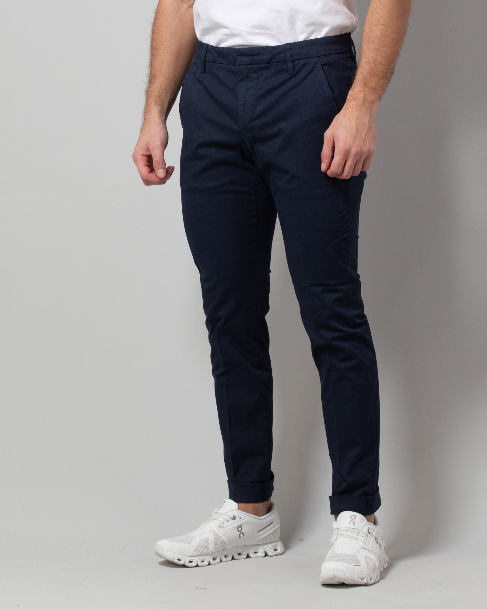 Pantaloni Gaubert in gabardina stretch - DONDUP | Risvolto.com