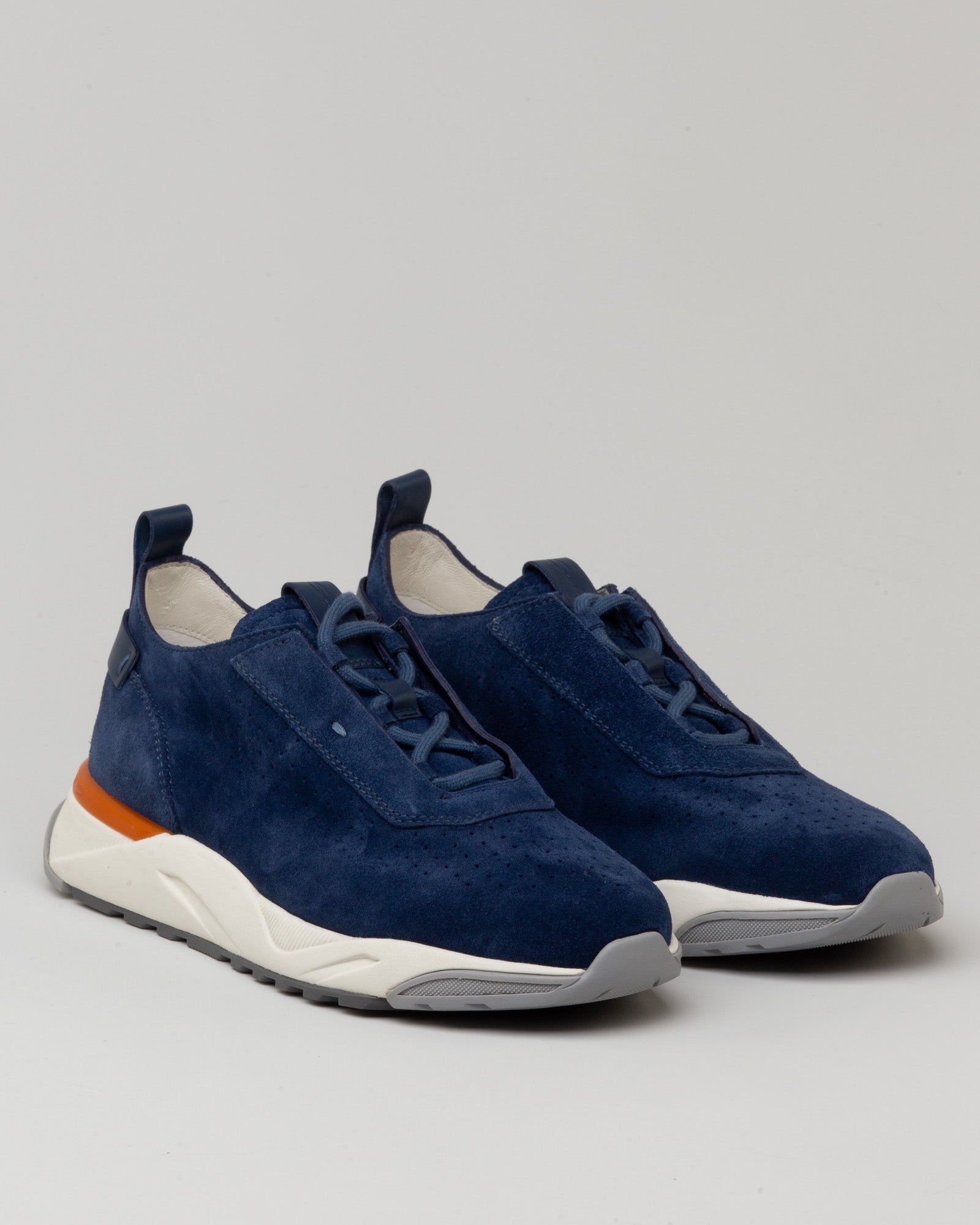 Sneakers Innova in suede - SANTONI | Risvolto.com