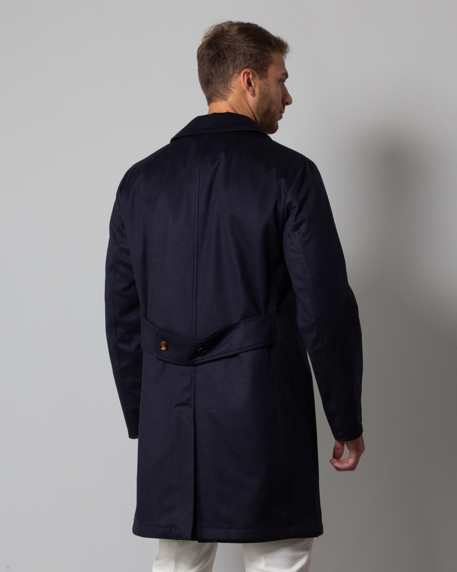 Soprabito double face in cashmere Storm System - Kired | Risvolto.com