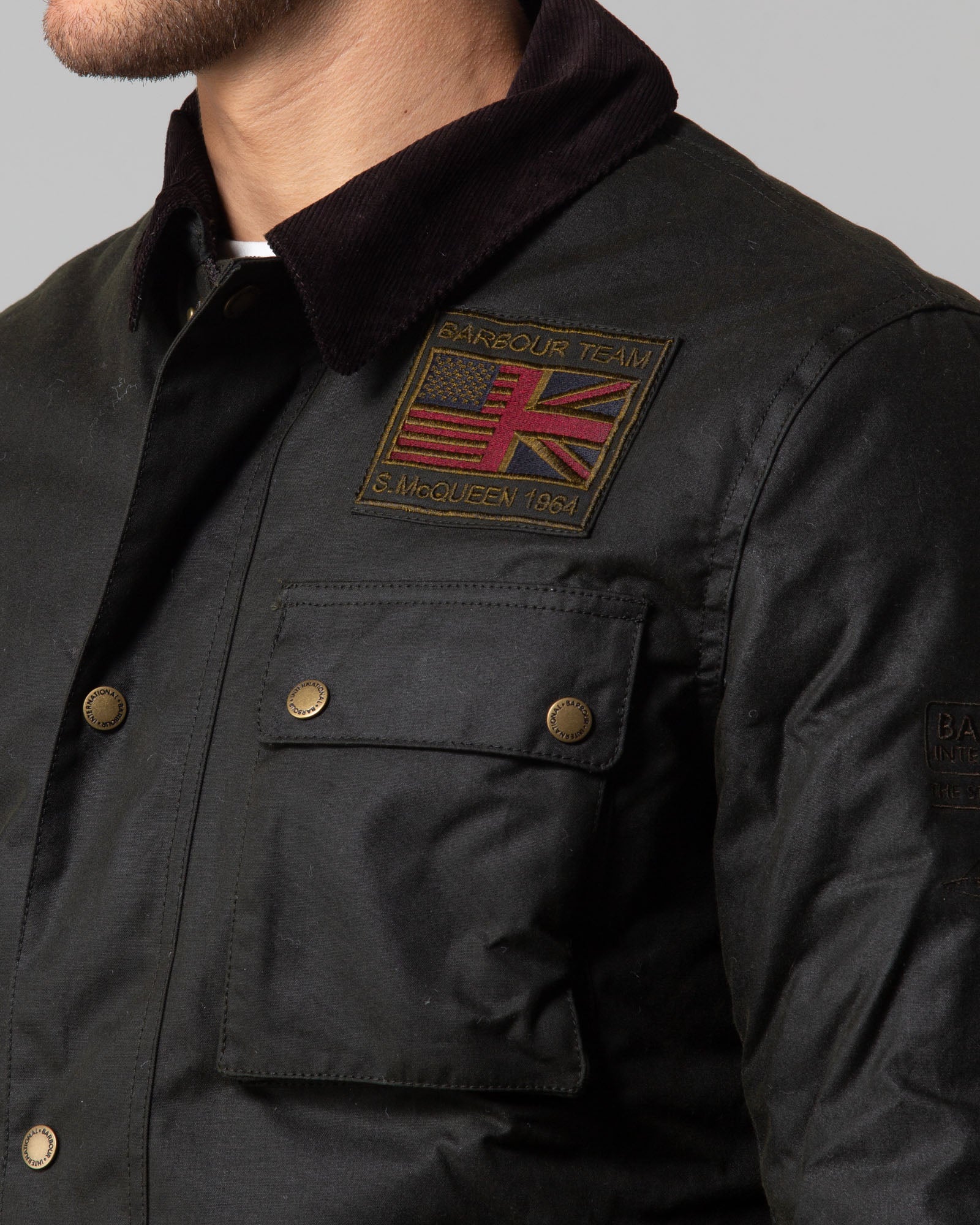 Steve McQueen wax cotton Jacket - BARBOUR | Risvolto.com