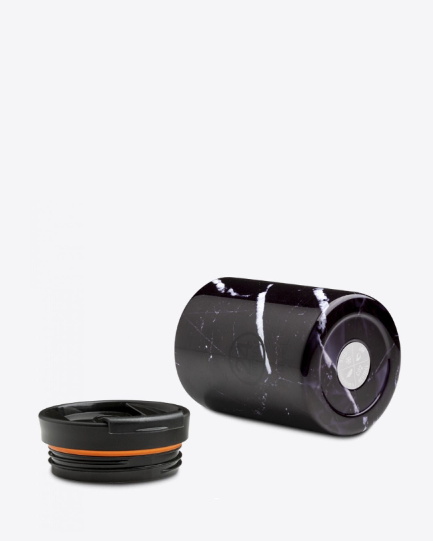 Travel Tumbler Black Marble 600ml - 24 BOTTLES | Risvolto.com